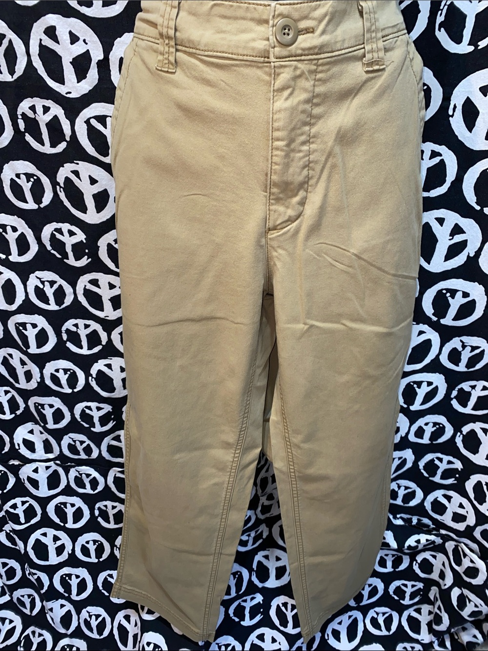 OLD NAVY TAN CHINO PANTS SZ M